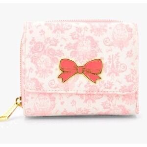 NWT Loungefly Disney The Aristocats Kitten Marie Toile Print Bow WALLET